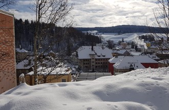 Bruna à la gare du Locle