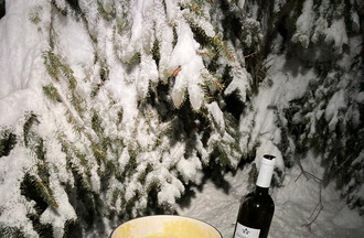 La soirée fondue de Marie-Anne au Prés d'Orvin