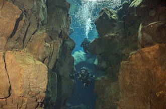 La faille di Silfra, située en Islande