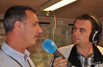 Laurent Beuzault, membre d'ASO, la société organisatrice du Tour de France