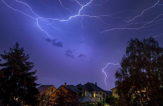 Orage sur Cornaux