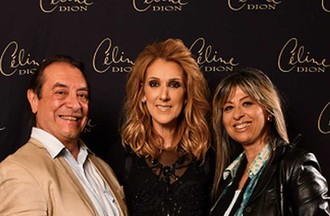  Attila et Daniela, lors de la venue de Céline Dion à Berne en 2017