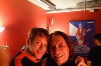 Attila et le chanteur suisse Michaël von der Heide