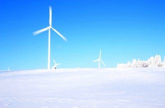 Les éoliennes du Mont-Crosin