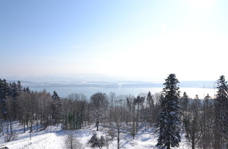 Vue du funiculaire de Prêles