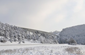 Viaduc A16 vers Courtedoux