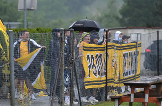 Les supporters des SR Delémont