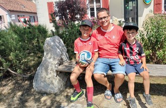 Ludovic et ses fils Nolan et et Maxime ont gagné le Blind test