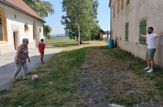 Je devais tirer un penalty 😅
