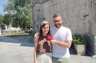 Mélanie la compagne de Luca