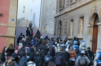 Manif de soutien des élèves du C2T