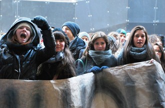 Manif de soutien des élèves du C2T
