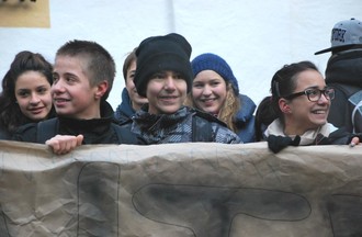 Manif de soutien des élèves du C2T