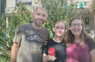 Nathalie, Manon et Laurent les gagnants du jeu: le juste mot