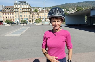 Lisa a relevé notre défi en apportant un case de vélo