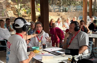 En pleine émission avec Sonia de Croisitour