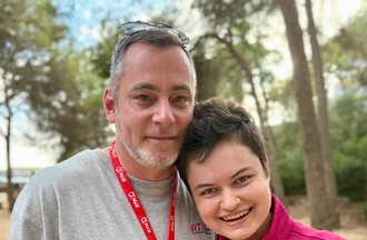 Petit souvenir avec Amélie après la dernière émission