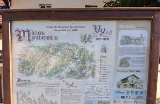 La Vy aux Moines, Môtiers-La Brévine-Montbenoît 33 km