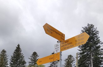 Chez le Banderet sur le versant sud de Buttes