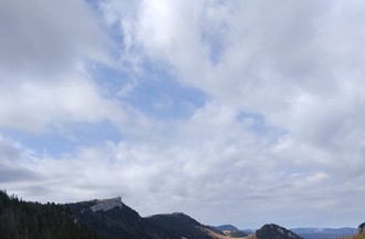 Le Chasseron depuis le Crêt de la Neige