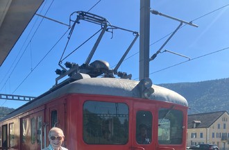 La motrice 102 du RVT