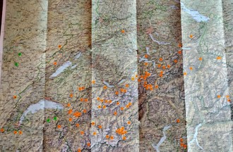 Les via ferrata parcourues par Gérard