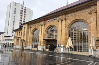 La gare de La Chaux-de-Fonds