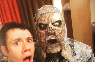 Mike et Amen le guitariste de Lordi