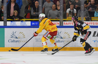 Luca Cunti devant Anthony Rouiller