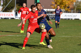 Yannick Langel au duel avec Hervé Tschanz