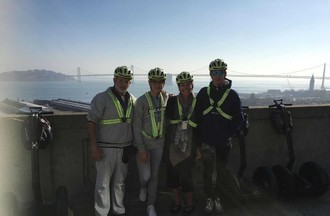 Photo de Catherine - avec sa famille à San Francisco