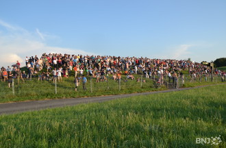 Les supporters sont nombreux.