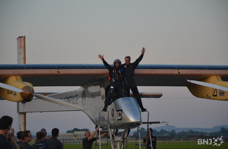 Bertrand Piccard et André Borschberg.