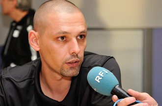 Xavier Melsion au micro de Michel Leoni