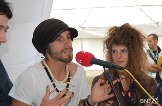 Fabio, chanteur de Poison Heidi