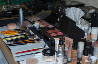 Du maquillage pour les candidats