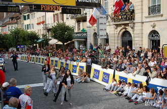 Spectacle dans les rues de Porrentruy