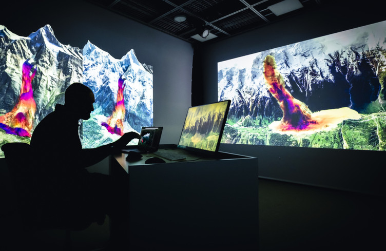 Un modèle permet de simuler en 3D des éboulements en montagne