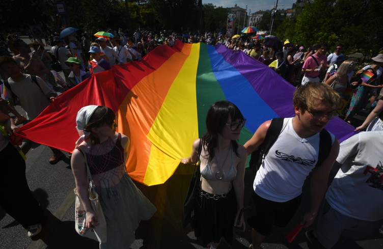 A Budapest, première Pride de l'après Orban, sous la canicule