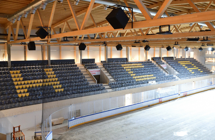 Les travaux de la Raiffeisen Arena à Porrentruy
