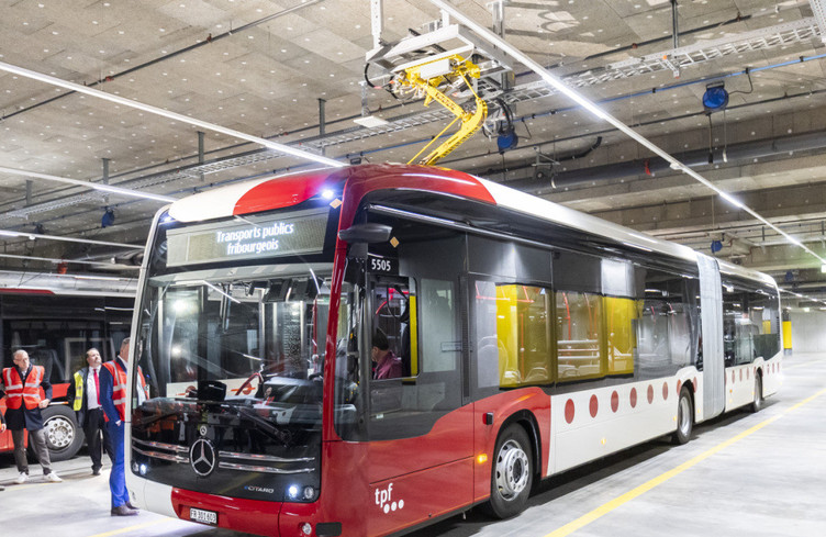 Etape clé vers la décarbonation des bus TPF à Fribourg