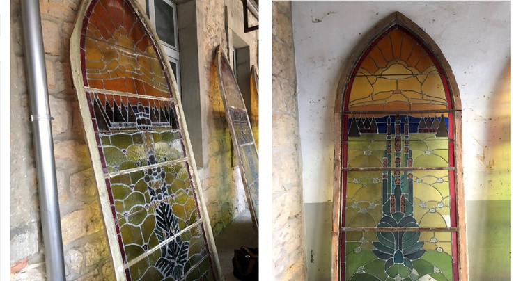 Art nouveau : des vitraux découverts par hasard à La Chaux-de-Fonds