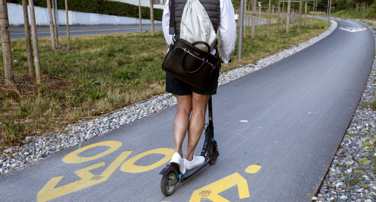 Davantage de trottinettes électriques, mais pas d'explosion du nombre d'accidents