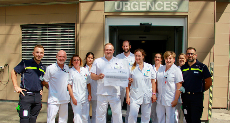 L’équipe soignante des Urgences de l’H-JU récompensée 