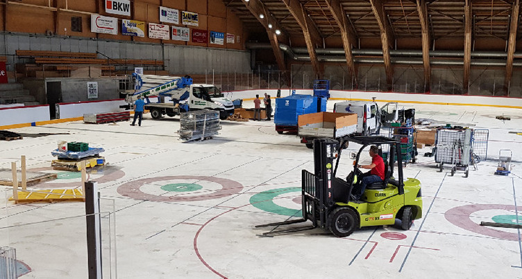 La patinoire de Saignelégier se fait belle pour la MyHockey League