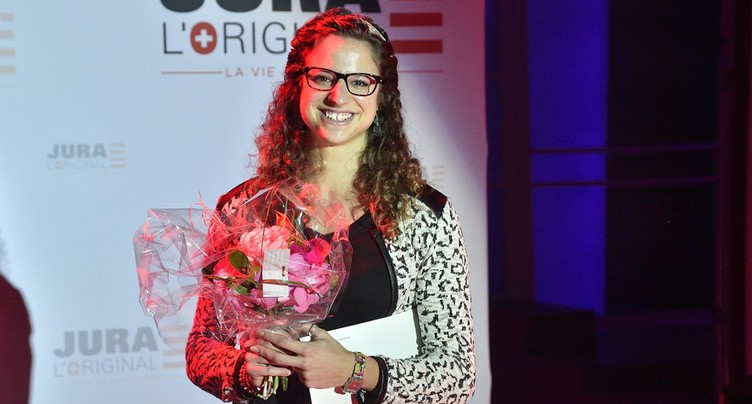 Fanette Humair sur le podium