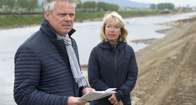 L'aménagement de la Thièle à mi-chantier