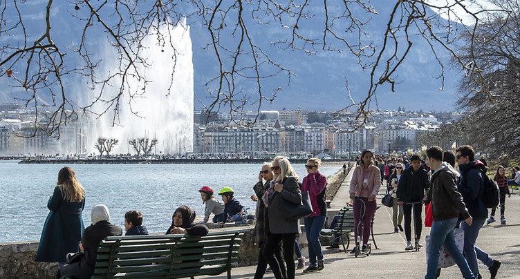 Le mercure a frôlé les 20 degrés en Suisse romande