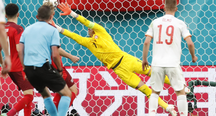 La Suisse éliminée par l'Espagne en quart de finale de l'Euro