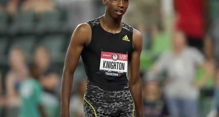 Erriyon Knighton (18 ans) court le 200 m en 19''49
